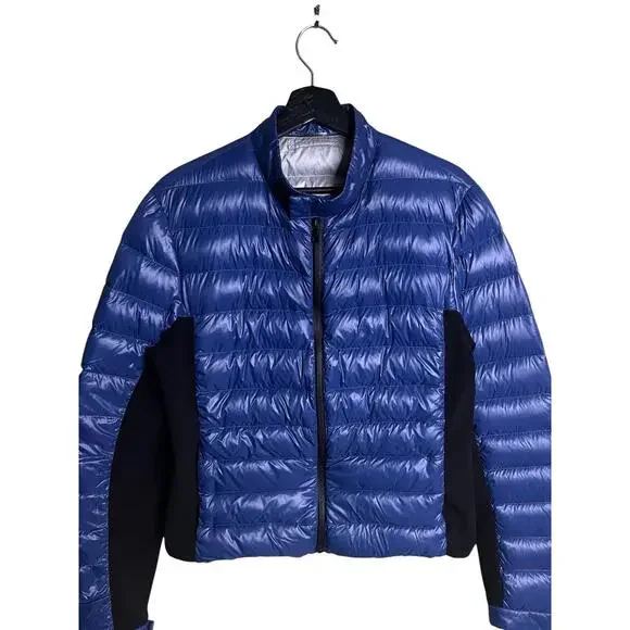 Prada Linea Rossa Down Nylon Puffer Jacket Blue Prada Sport - Picture 3 of 9